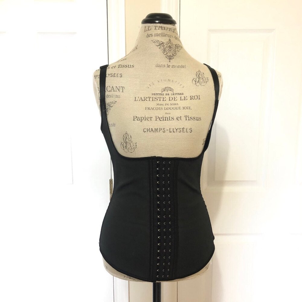 Black Neoprene Adjustable Waist trainer